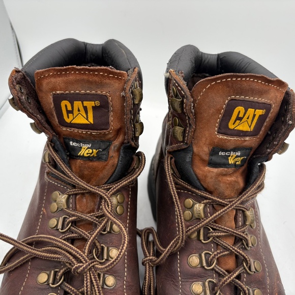 Caterpillar Alaska Techni Flex Leather Work Boots 12 Mens - Picture 8 of 15